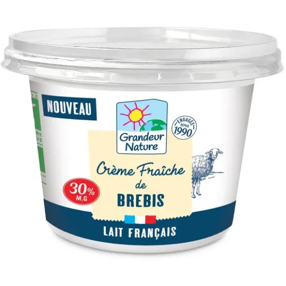 Crème fraîche de brebis 30%MG 200g