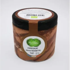 Crème glacée chocolat sauce noisette 490g