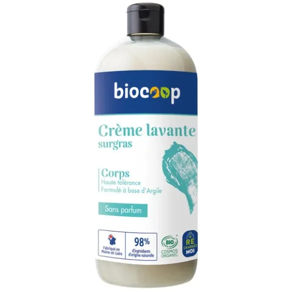 Crème lavante surgras corps cheveux 1L
