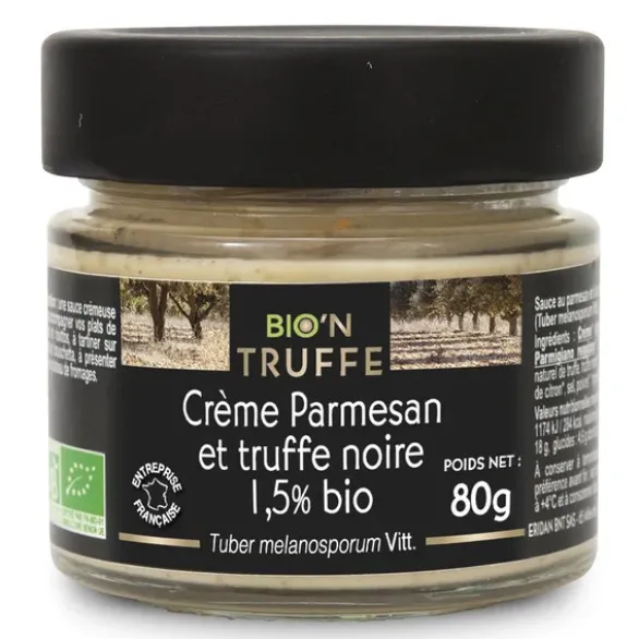 Crème parmesan truffe noire 1.5% 80g