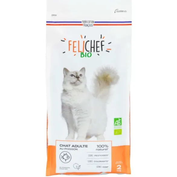 Croquettes au poisson pour chat 2kg