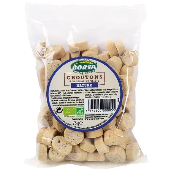 Croûtons à la farine complète - nature 75g