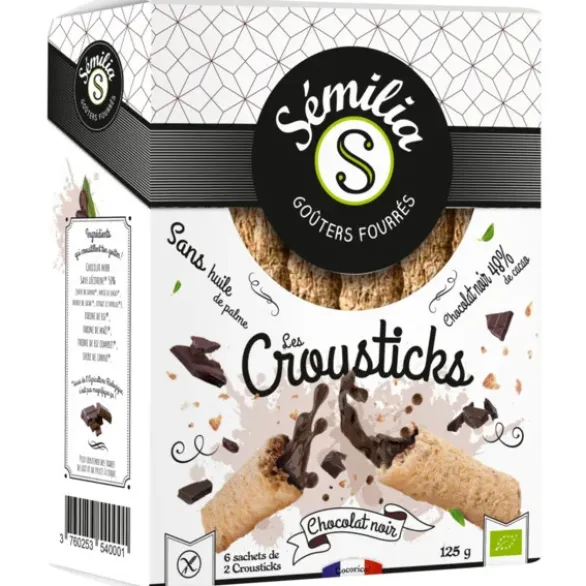Crousticks chocolat noir (12) 125g
