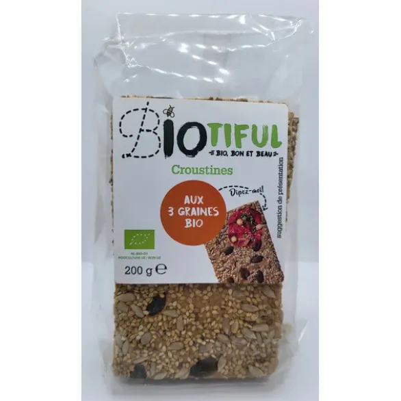 Croustines 3 graines 200g