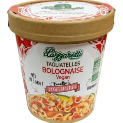 Cup tagliatelles bolognaise vegan 70g