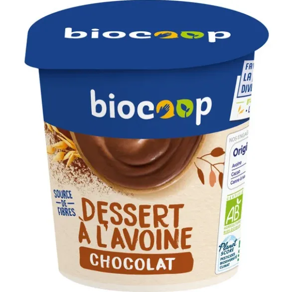 Dessert crème avoine chocolat 400g