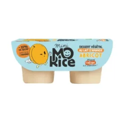 Dessert végétal amande abricot 2x90g