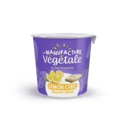 Dessert végétal amande lemon curd 350g