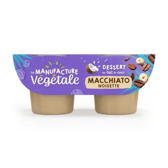Dessert végétal coco macchiato noisette 2x100g