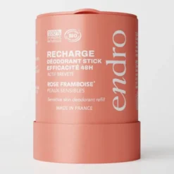 Déodorant stick parfum rose framboise - Edition limitée Octobre rose recharge 50g
