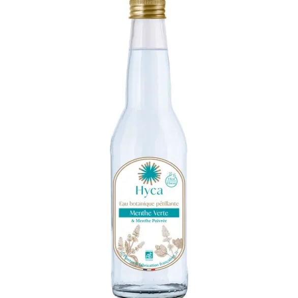 Eau botanique pétillante menthe verte & menthe poivrée 33cl