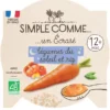 Ecrasé légumes du soleil et riz assiette 200g