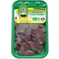 Emincé cuisse poulet env. 350g