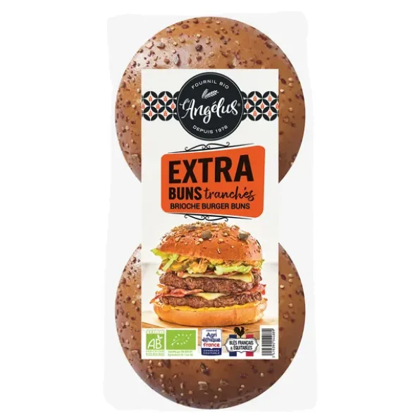 Extra bun burger brioché tranché (2) 180g