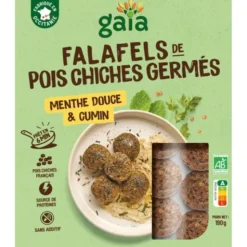 Falafel pois chiche germé menthe cumin 190g