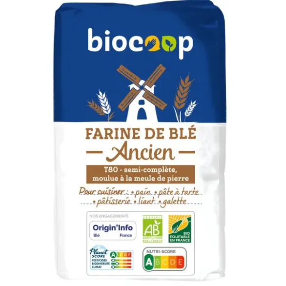 Farine de blé ancien T80 1kg