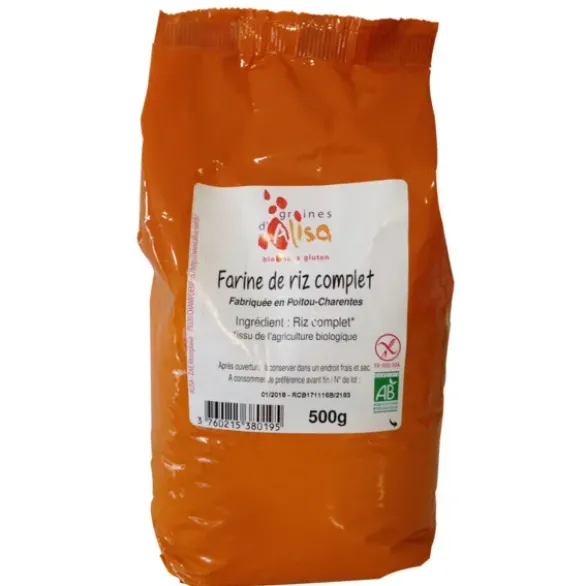 Farine de riz complet 500g