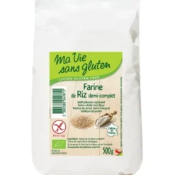 Farine de riz demi-complet 500g