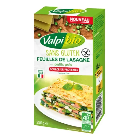 Feuilles de lasagne petits pois 250g