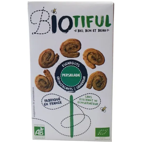Feuilletés escargots fourrés persillade 60g