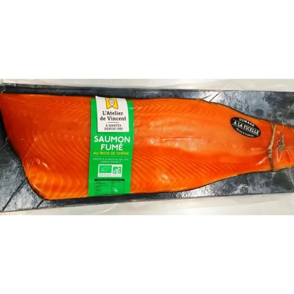 Filet saumon fumé ficelle