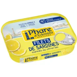 Filets de sardines marinade citron 90g