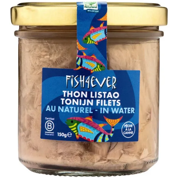 Filets de thon listao au naturel 105g net égoutté