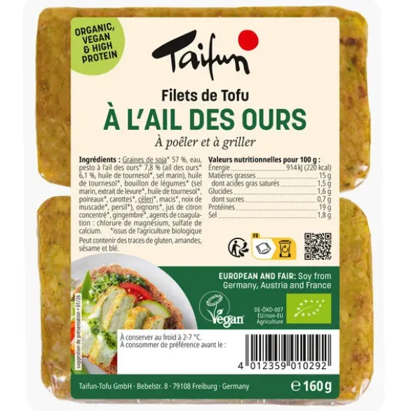 Filet tofu ail des ours (2) 160g
