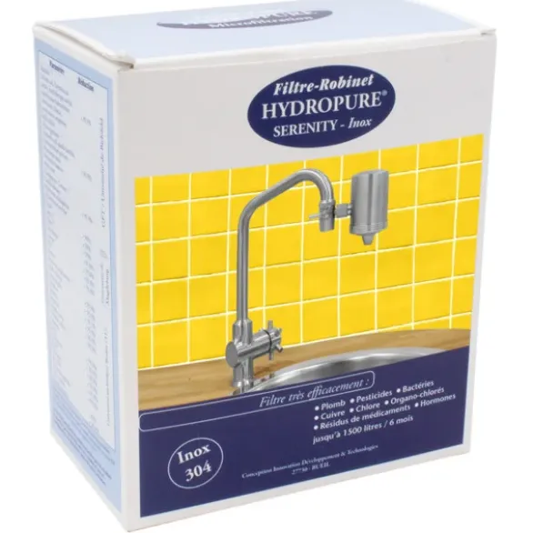Filtre robinet hydropure serenity inox