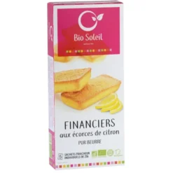 Financiers aux écorces de citron 125g