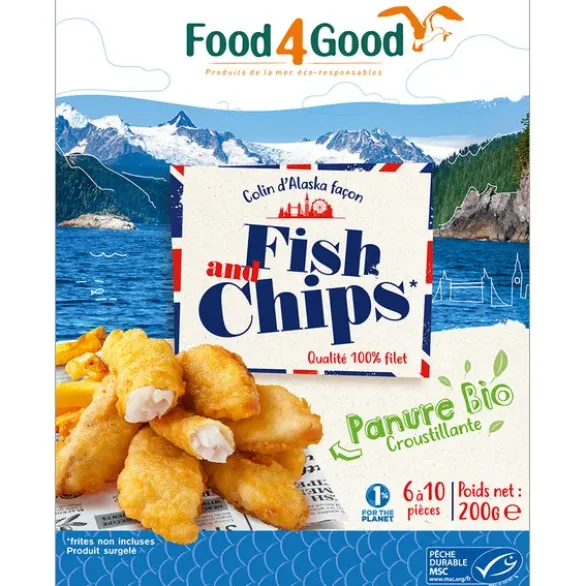Fish and chips - aiguillettes colin 200g