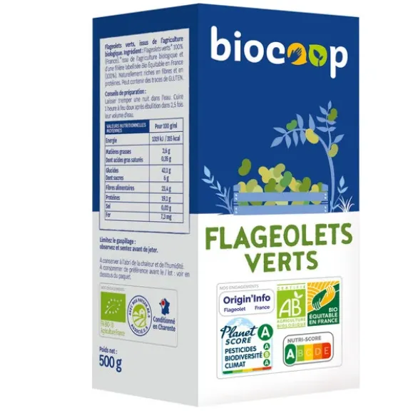 Flageolets verts 500g