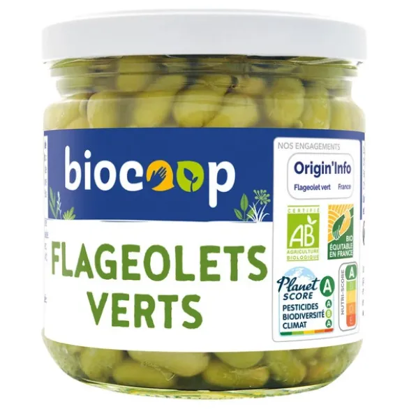 Flageolets verts 280g net égoutté