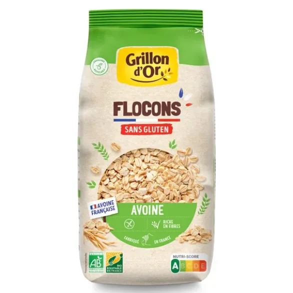 Flocons d'avoine gros sans gluten 500g