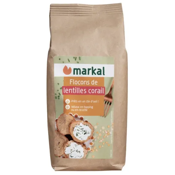 Flocons de lentilles corail 350g