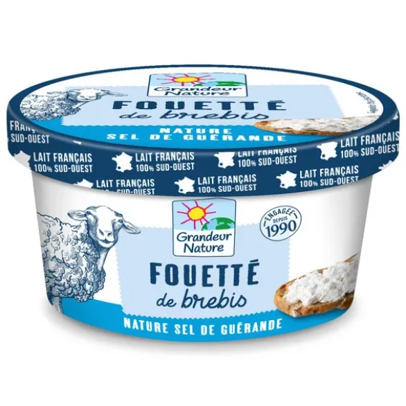Fouetté de brebis nature 140g
