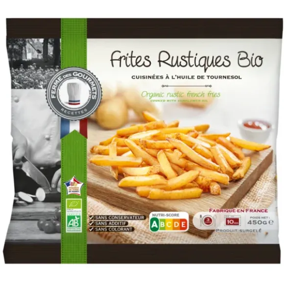 Frites rustiques bio 450g