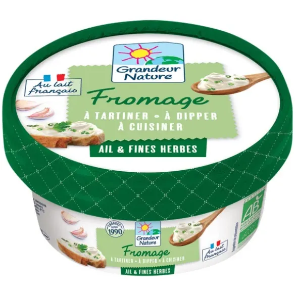 Fromage crème ail et herbes 150g