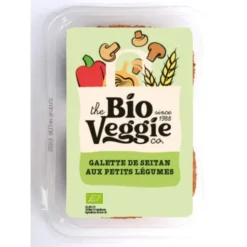 Galette de seitan petits légumes 2x100g