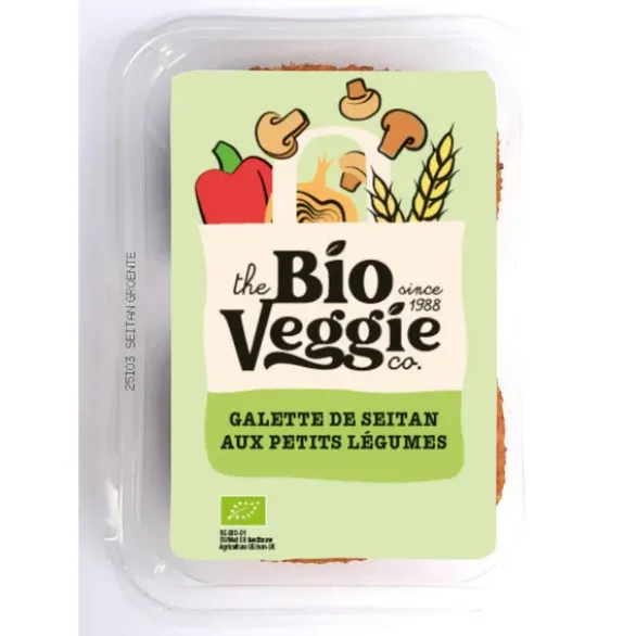 Galette de seitan petits légumes 2x100g