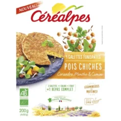 Galette fondante pois chiche (4) 200g