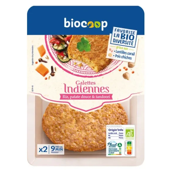 Galette indienne 2x100g