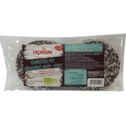 Galette riz complet choco noir coco 85g