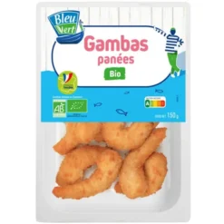 Gambas panées 150g