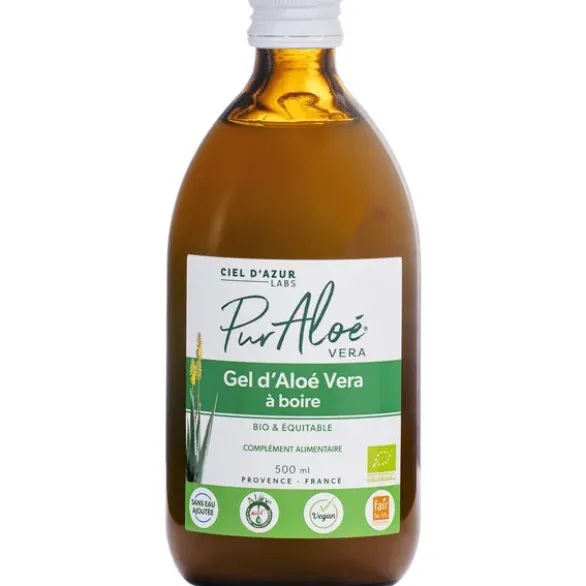 Gel d'aloé vera à boire pasteurisé 500ml
