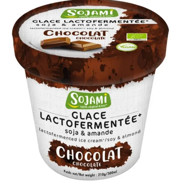 Glace lactofermentée soja amande chocolat 210g