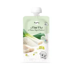 Gourde poireau riz cabillaud 180G