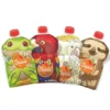 Gourde souple réutilisab 130ml (4) + zip