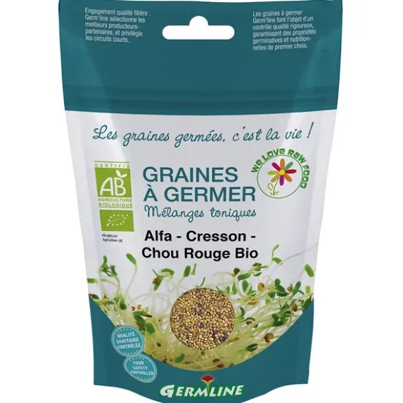 Graines à germer alfalfa cresson chou