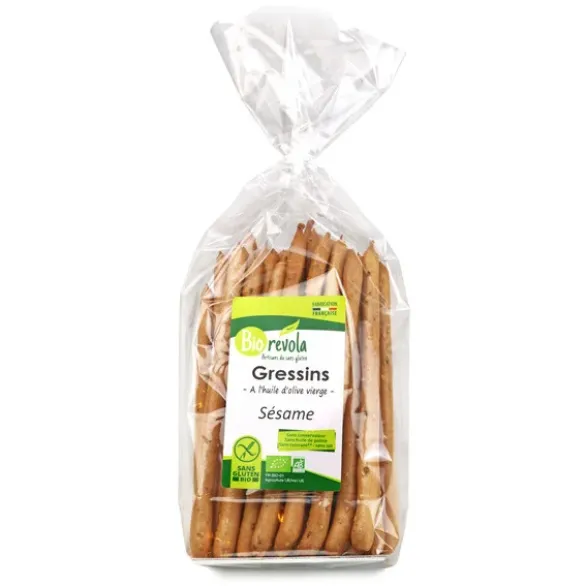 Gressin pdt riz sar. h.olive sésame 100g